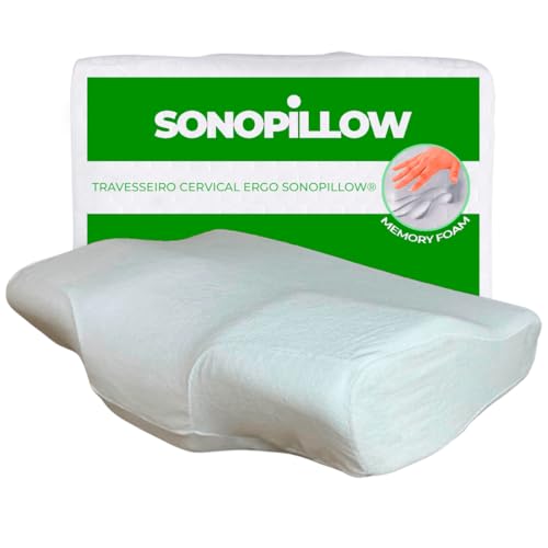 Travesseiro Ergonômico - Sonopillow - Cervical Original®, Sonofix i wanna pillow to sleep. Melhor Tr
