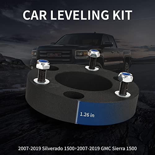 Amumu AMLK-05 3.5 Inch Front 3 Inch Rear Lift Leveling Kit - Lift Suspension Kit Compatible With 2007-2019 Chevrolet Silverado 1500 Gmc Sierra 1500 2Wd 4Wd thumb #4