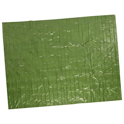WOONEKY Outdoor Emergency Blanket Windproof Thermal Insulation Camping Hiking Supply Lightweight Reusable Survival Gear for First Aid Tent Use