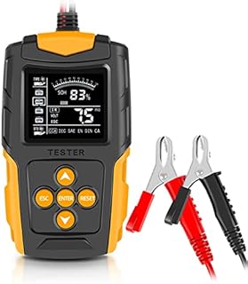 Mmjklkm 12V/24V Car Battery Tester Digital Automotive Diagnostic Battery Tester Analyzer Vehicle Cranking Charging Scanner Tool