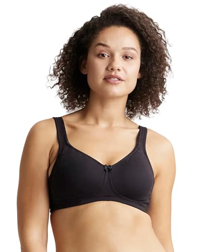 Image of Jockey ES24 Plus Size Bra | Wirefree | Non Padded | Full Coverage with Plush Lining Cup| Super Combed Cotton Elastane Fabric