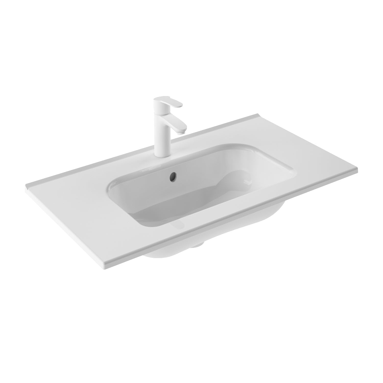 ROYO Sansa Mueble+Lavabo 3 Cajones Fumé Arenado - Medida: 60 CMS