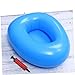 Ipetboom Washable Inflatable Bed Pan for Bedridden Patients Inflation Commode for Elderly Care with Hand for and Long Term Immobility