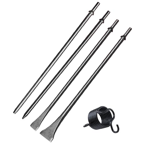 Phyxlyn Pneumatic Air Chisel Set with Air Hammer Spring, 7/32
