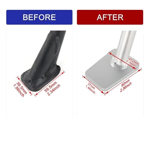 Béquille moto DR650 latérale réglable aluminium accessoire pour trail 1996-2023 - 5