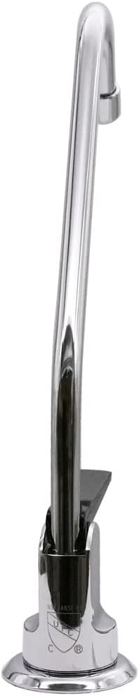 Westbrass D2031-NL-26 8" Touch-Flo Style Pure Cold Water Dispenser Faucet, Polished Chrome