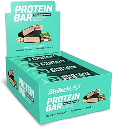 BioTech USA Protein Bar, 16 x 70 g Riegel (Pistachio)