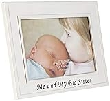 Lawrence Frames Big Sister Silver Plated 6x4 Picture Frame - Me And My Big Sister Design