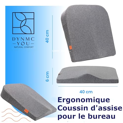 Coussin de chaise soulageant les hanches pour une assise prolongée sans douleur