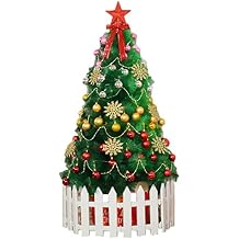 Artificial Pine Needle Christmas Tree,Premium Luxury Xmas Pine Tree Gorgeous Christmas Trees Decorations and Ornaments-A 210Cm,C,210cm7ft