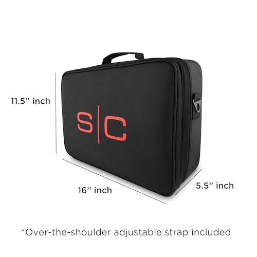 StyleCraft On-The-Go Professional Hair Clipper, Trimmer, Shaver Barber Carry or Travel Case with Zipper and Multi-Pockets3