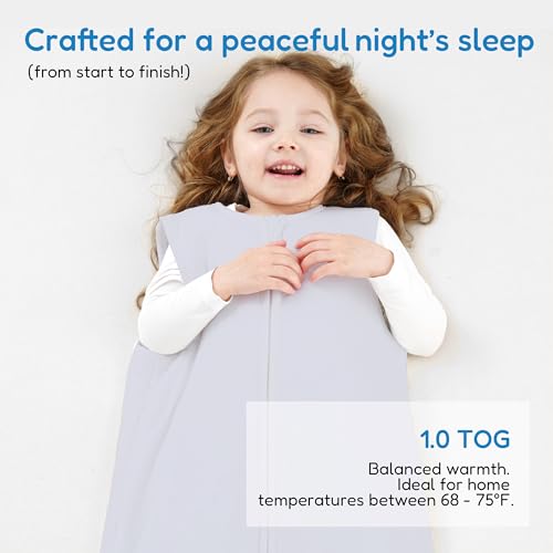 Image of TotAha Toddler Sleep Sack, 1.0 TOG, 2T-3T-4T, Purple