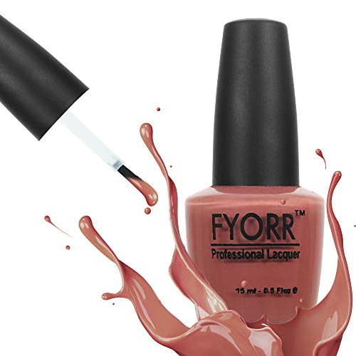 Image of Coffee Nude Professional Nail Polish | Long Lasting, Quick Dry, Chip Resistant, High Shine Nail Paint | Smooth & Easy Application, Vibrant Trendy Shades for Women & Girls Party Daily Use 15ml