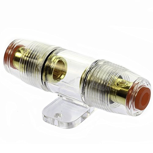 Voodoo (10) Agu Fuse Holder Fuseholder Car Audio 4 6 8 Gauge Inline & Fuse (60 Amp) #TOP1