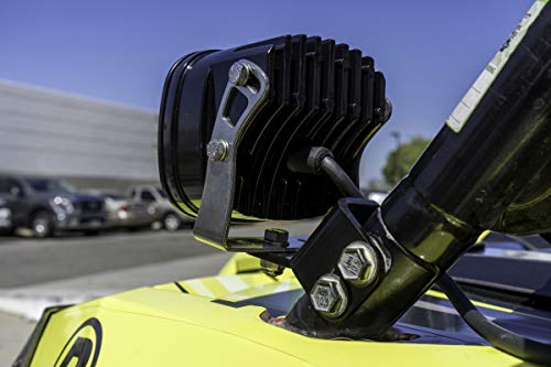 Baja Designs XL Pro LED A-Pillar Light Kit for Polaris RZR XP 1000; XP Turbo; Turbo S 2014-21 UTV (Spot; Clear)