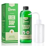 Jconly Savon Tatouage Green Soap, 500ml de Savon Concentré avec Flacon Doseur 250 ml, Mélange 1:8 pour Nettoyage Efficace, Idéal pour Soin Avant et Après Tatouage