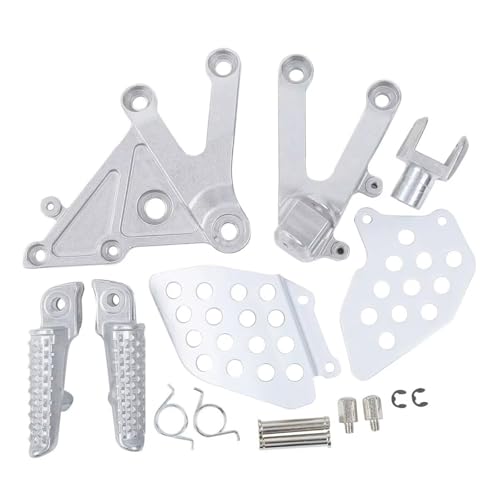 Repose pied moto avant en argent pour Honda CBR600RR 2003-2006