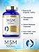 Carlyle MSM Supplement Capsules | 500mg | 200 Count | Non-GMO & Gluten Free Formula | Methylsulfonylmethane