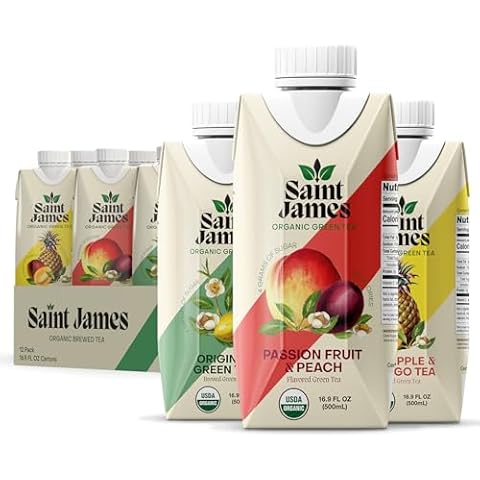 Saint James Organic Green Tea Variety Pack Cover