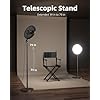 Weilisi Large Ring Light with 79" Stand, 6500K Professional Full-Screen Big Ring Light with Stand and Phone Holder, Selfie Light with Remote for Studio Video Photography, TikTok, YouTube, Live Stream