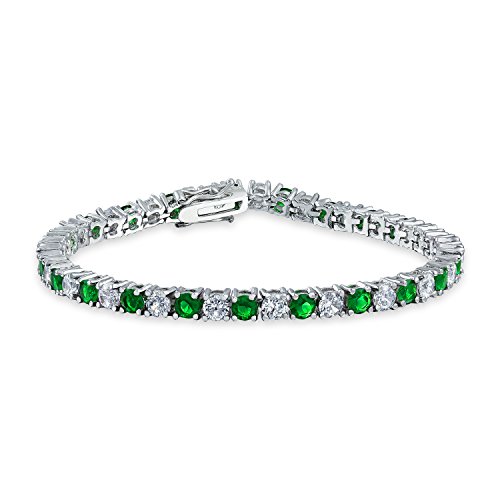 Bracelet rivière oxyde de zirconium aaa éclat diamant serti griffes