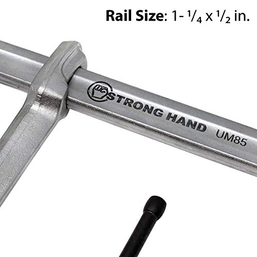 Regular Duty Bar Clamp, Capcaity 12-1/2", Clamping Pressure: 2,400 Lbs, Throat Depth: 5-1/2″, Um125, Strong Hand Tools #TOP4