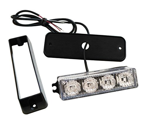 image for Strobelight Bar 4 LED with Super Bright Emergency Beacon Flash Caution