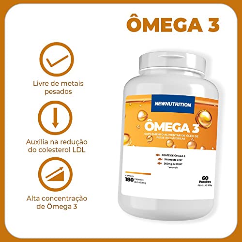 Newnutrition Ômega 3-180 Cápsulas