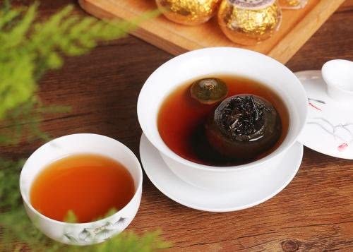 Amazon.co.jp: JQ TEAS 小青柑 プーアル茶 250g 高級プーアル茶