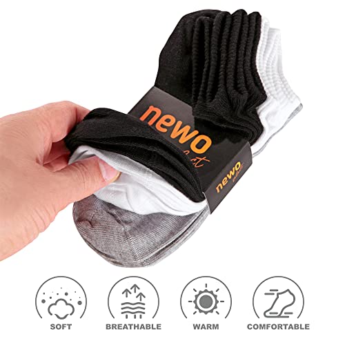 12 Pairs Seamless Socks Ankle Low-Cut for Men, Women With Mesh Laundry Bag3