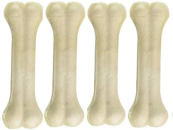 Aviean International 5 Inch Dog White Pressed Chew Bone Pack of 4 Bones Chicken Dog Chew (400 g, Pack of 1) (B0CKMRFPZD) Amazon Price History, Amazon Price Tracker
