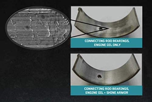 Engine Oil Additive Performance Booster - Shine Armor Oil Additive For Car Engine Treatment With Friction And Stiction Eliminator Nanoparticles - Gas And Diesel Engine Treatment To Extend Longevity #TOP7