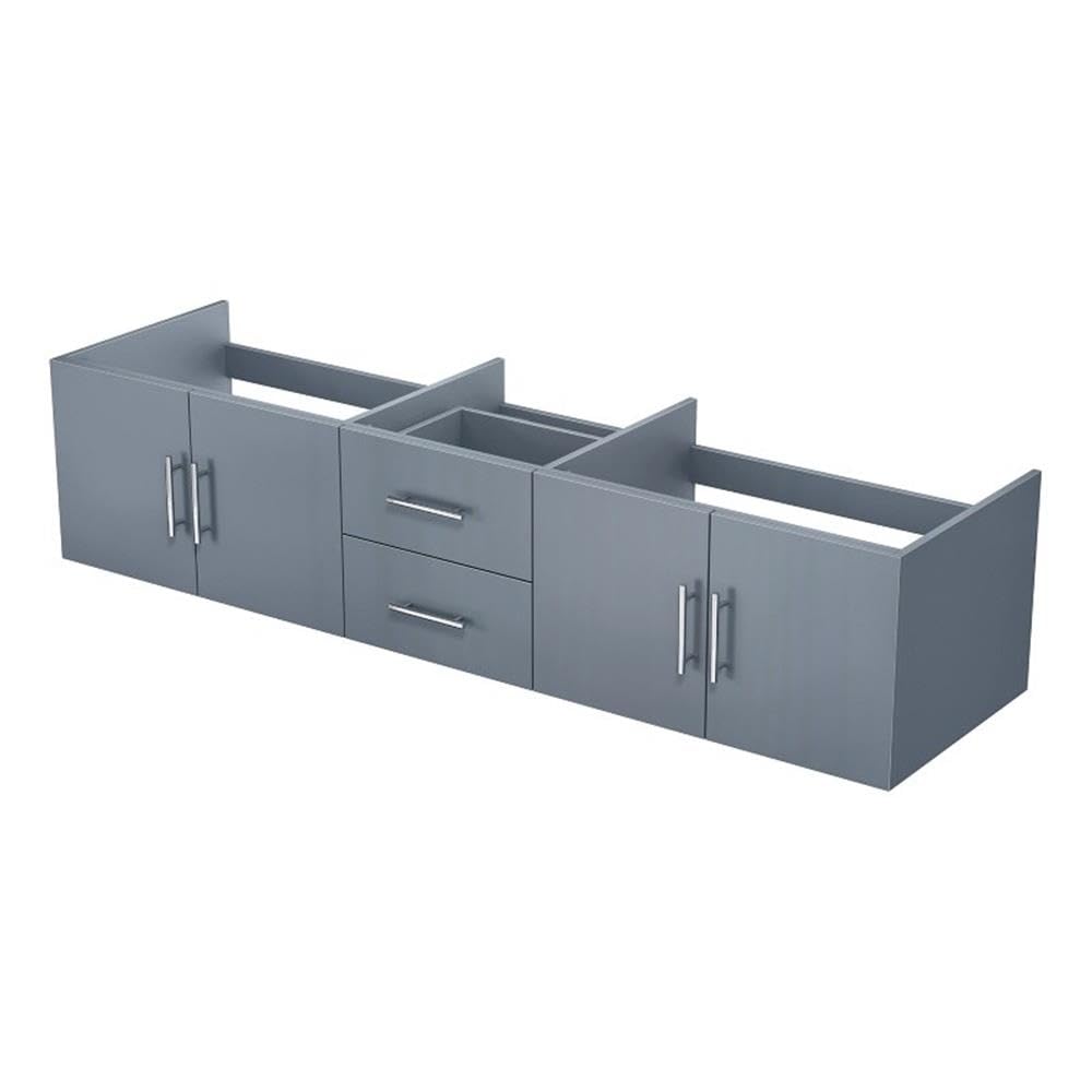 Lexora Geneva 80 in. W x 22 in. D Dark Grey Double Bath Vanity