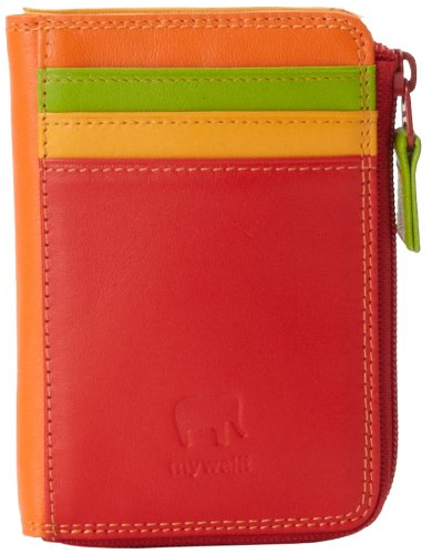 Mywalit Porte-monnaie à fermeture éclair 11 cm en cuir de qualité et design 334 avec boîte cadeau, Jamaïque, Taille unique Cover