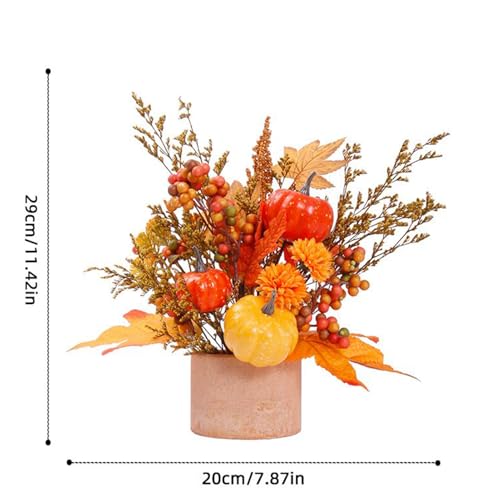 Centres de table d'automne de qualité supérieure pour bureau et buffet - 6