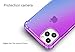 WQCuqu royalcase iPhone 11 Case,Gradient Slim Protect Heavy Duty Soft TPU Rubber Silicone Shockproof Mobile Phone Case Protective Cover for iPhone 11 6.1 Inches (Blue/Purple)
