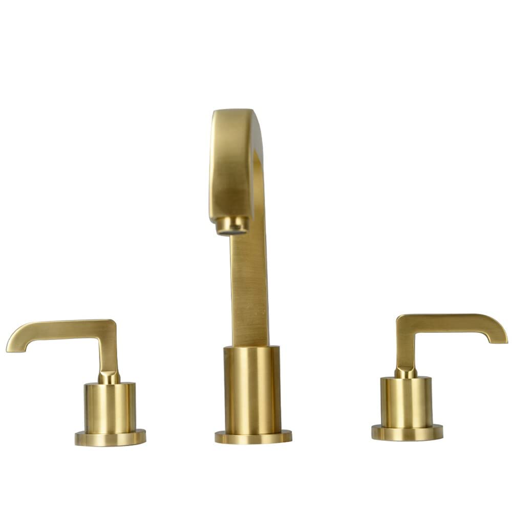 Robinet mitigeur trois trous mélangeur lavabo salle de bain chic