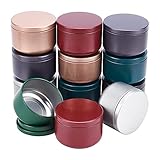 Kerzendosen: unsere Kerzendosen mit Deckel, wenn Kerzen nicht in Gebrauch sind, sie können abgedeckt und sauber gehalten werden, und sie sind auch tolle dekorative Bastelboxen für Familie und Freunde, Sie werden ein perfektes Geschenk sein.