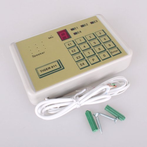 RioRand Wired Auto-dialer Burglar Security House Alarm System w/ microphone Microcomputer Design