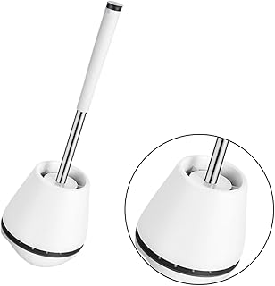PRETYZOOM 1pc Toilet Brush and Holder Simple Toilet Brush Soft Fur Cleaning Brush Toilet Brush Toilet Brush Wool Toilet Brush Soft Hair Toilet Brush Bathroom Toilet Brush Long Handle Bracket