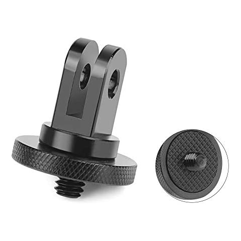 FUNTEN 1/4"-20 Camera Mount Tripod Adapter for GoPro Ecosystem 100% CNC Aluminum Adapter Mounting Cameras to GoPro Mount Accessory Cover
