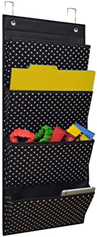 VNOM Fabric Over Door Document Organizer Hanging Wall File Organizer Wall Mounted Folder Storage Holder for…