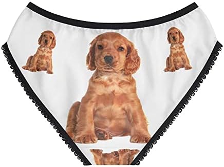 Spaniel Dog Panties, Spaniel Dog Underwear, Briefs, Cotton Briefs, Funny Underwear, Panties For Women