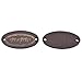 Souarts Brown Handmade Tag label Wooden Button Connector Sew Scrapbooking Craft Pack of 50pcs