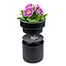 Produktbild SAX Design Blumentopf Safe Schwarz  Versteckter Tresor in Blumentopfoptik, Abschließbares Geheimversteck für Wertsachen, Wasser- & Schmutzgeschützt, Sicher fixierbar (Pflanze n. Enth.)