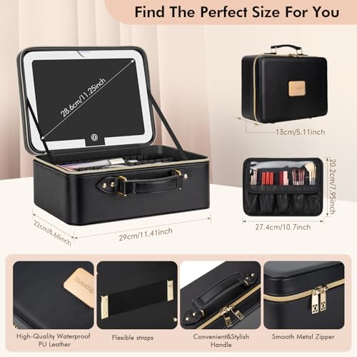 Homdigrk PD-12 Makeup Bag With Led Mirror thumb #2