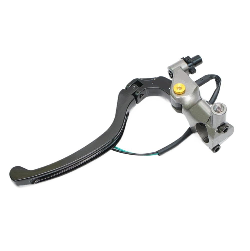 ZDwMkzGGz Motorcycle Brake Clutch Master Cylinder Lever Line Perch Compatible with Moto 22mm(Grey Left Clutch)