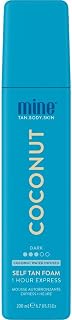 Minetan Skin Loving Self Tan Foams | Tanning Treatments Collection - Deep Dark Brown Skin Finish, 1 Hour Express Mousse, Face & Body Fake Tanner, Ultra Hydrating Glow, Vegan & Paraben Free, 6.7 Fl Oz