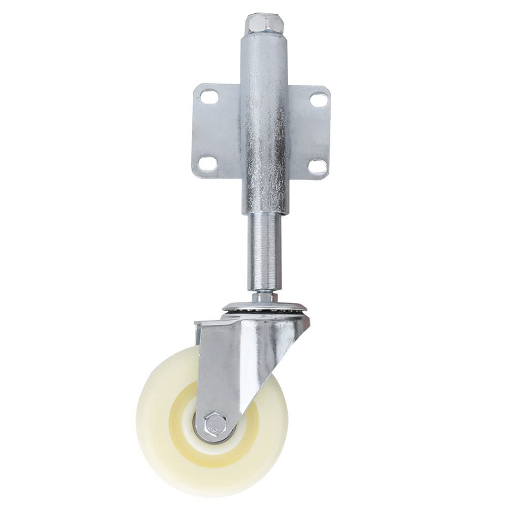 Eurobuy 4in Schwere Federbelastete Lenkrolle Nylon Tor Rad 440Lbs Tragfähigkeit