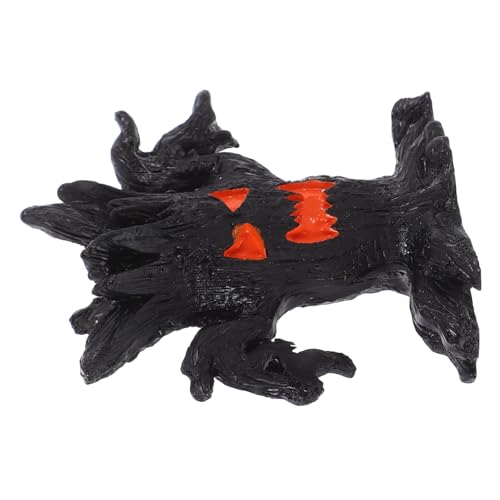 Toyvian Figurita Árbol Fantasma Halloween Micro Paisaje Decoración Acuario Resina Duradera Raíces Muerta Realistas Tanque Peces